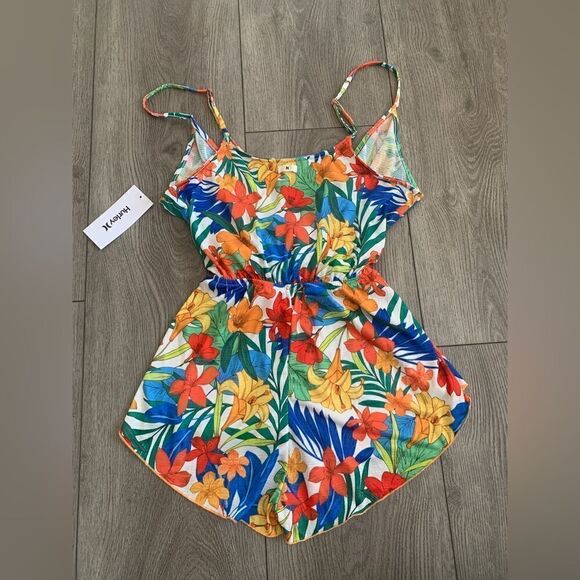 Hurley woman’s beach botanic wrap front romper very beautiful - Picture 2 of 2